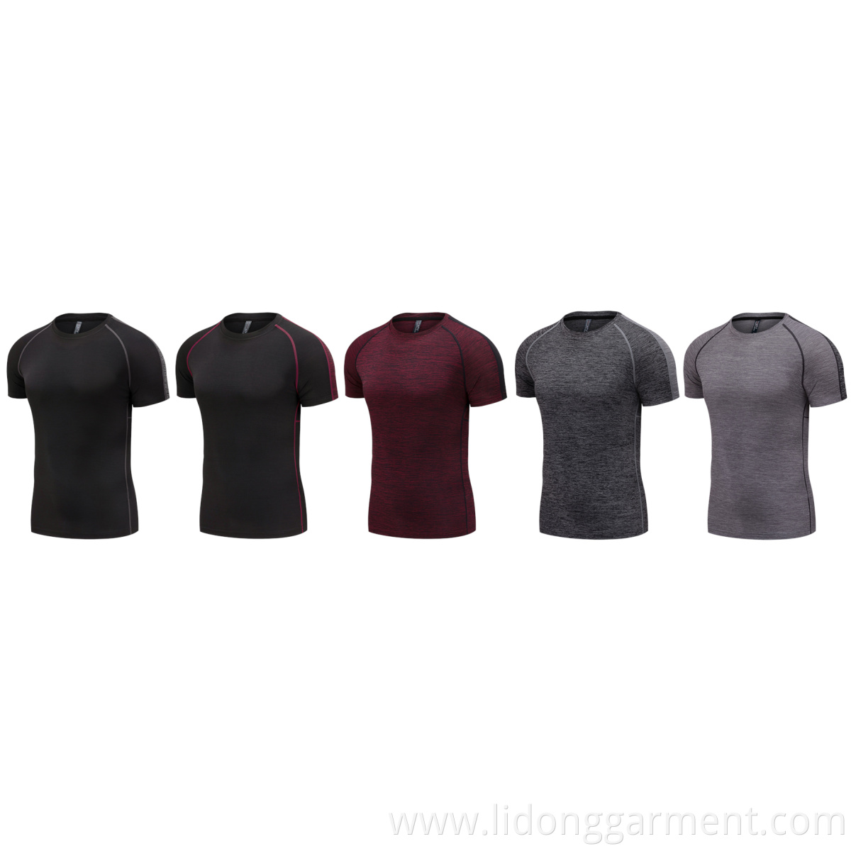 Men's Running T-Shirts Quick Dry Compression Sport T-Shirts Fitness Gym Running Shirts Soccer Shirts Men's Jersey Sportswear